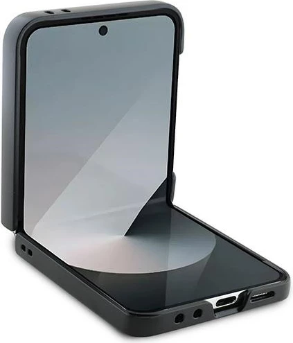Mbështjellës Guess Leather 4G Metal Logo për Samsung Galaxy Z Flip 6, Kafe