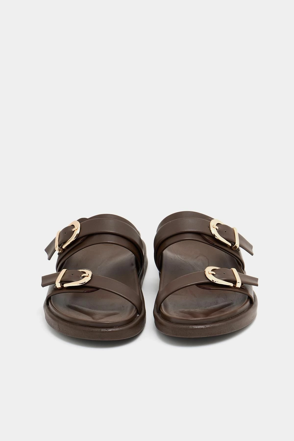 Pantofla për gra, ngjyrë kafe, Jumeon MK1340125YR20-004