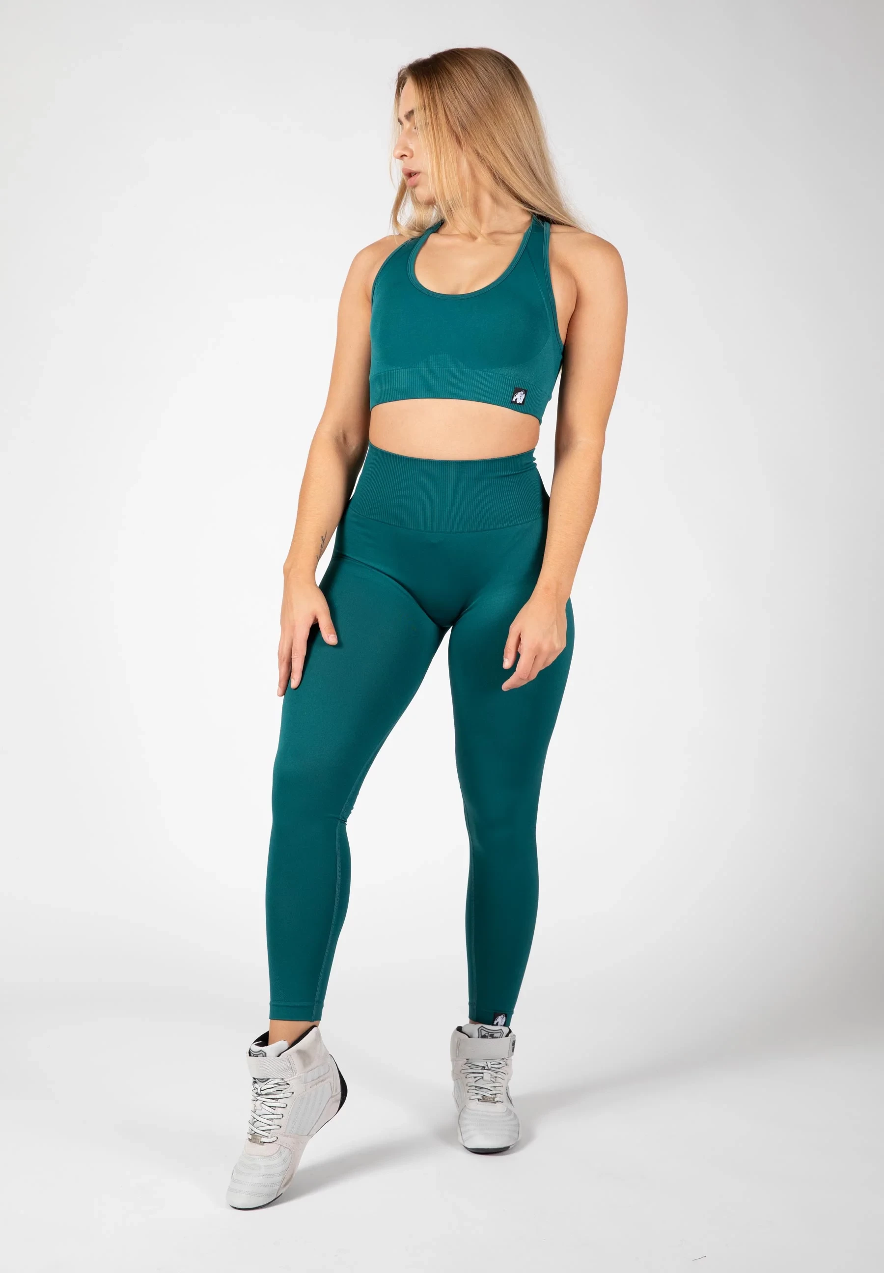 Yava Seamless Leggings - Green [Madhësia: S/M]