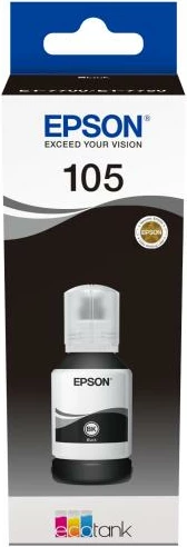 Shishe boje, Epson, 105 (C13T00Q140), 130 ml, e zezë