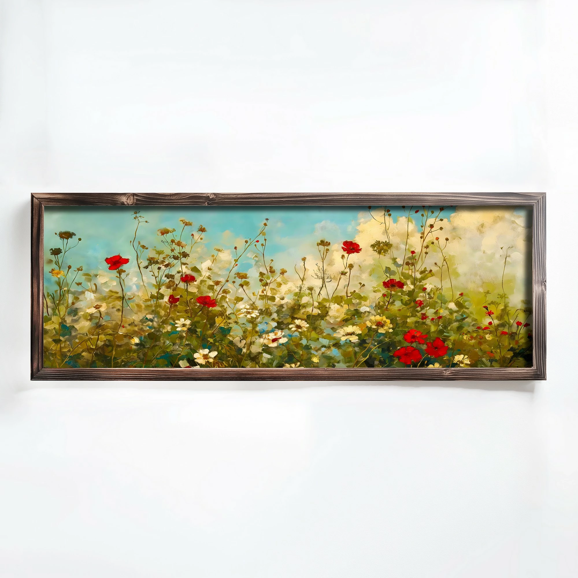 Pikturë dekorative me kornizë MDF, Wallity, EMR005, shumëngjyrëshe, 40x120x3.5cm