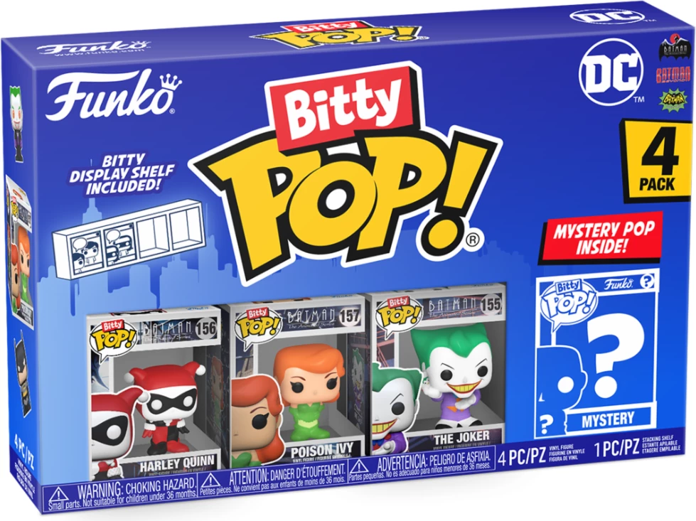 Figurinë koleksionuese Funko Bitty Pop! DC Harley Quinn 4PK, set 4 copë