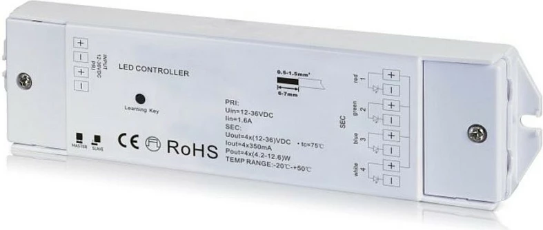 Kontroller LED Synergy21 S21-LED-SR000041, 12-36V, 868.3 MHz, IP20, 12.6 W, i bardhë