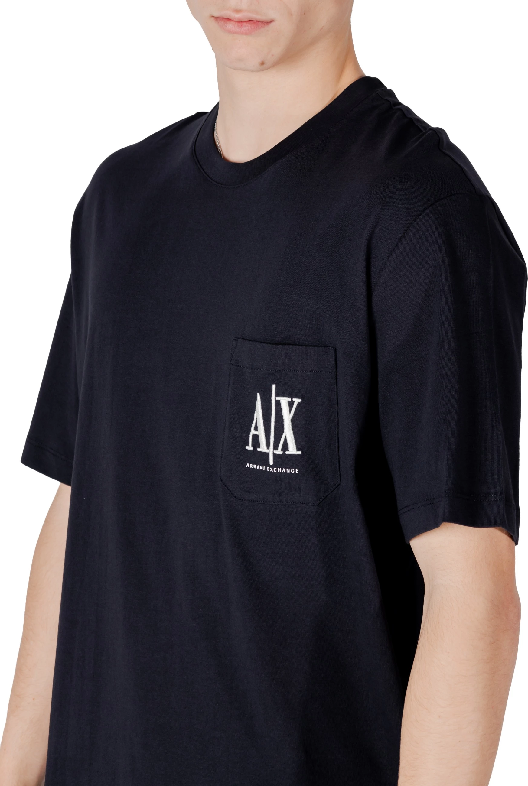 Maicë për meshkuj Armani Exchange XM000366 AF12308, e kaltër [Madhësia: L]