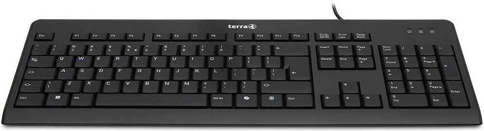 Tastierë Terra TERRA Keyboard 1500, USB, 105 taste, e zezë
