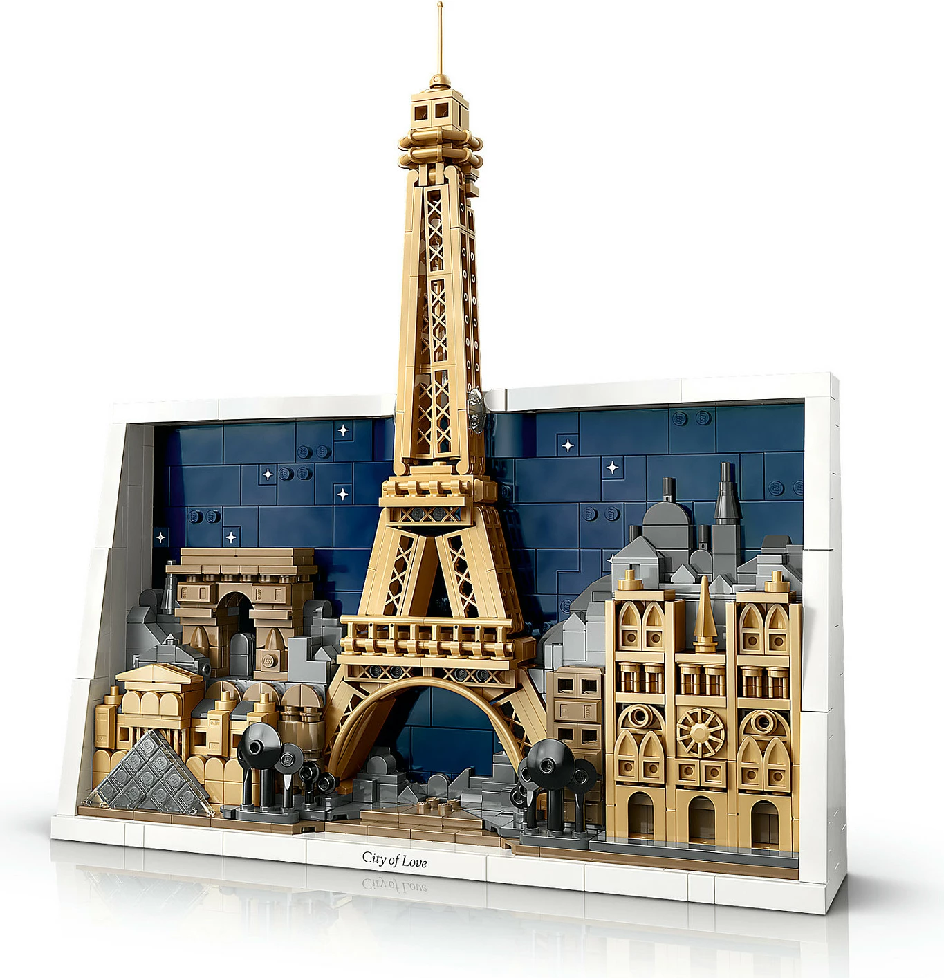 Set ndërtimi LEGO Architecture Paris City of Love 21064, 958 copa, multikolor