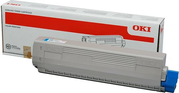 Toner OKI 44844507, 10000 faqe, për C831/C841, cian