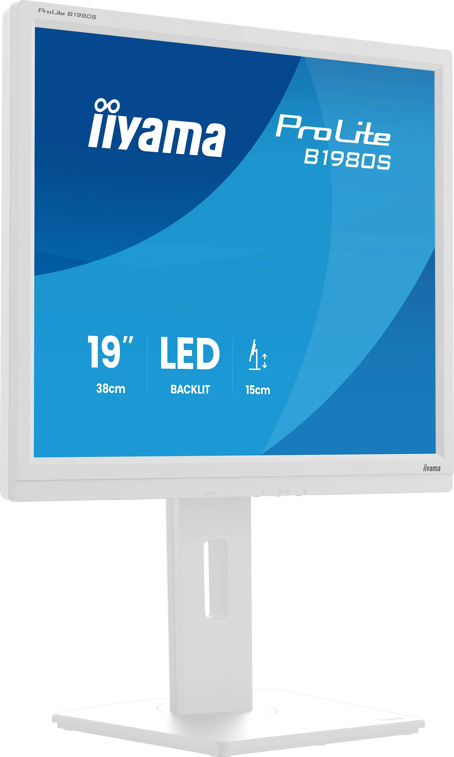 Monitor iiyama ProLite B1980S-W1, 19 inç, LED, 1280x1024, i bardhë