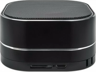 Altoparlant Bluetooth MANHATTAN Sound Science Metallic LED, Bluetooth 5.0, mikrofon, FM radio, MicroSD, zi