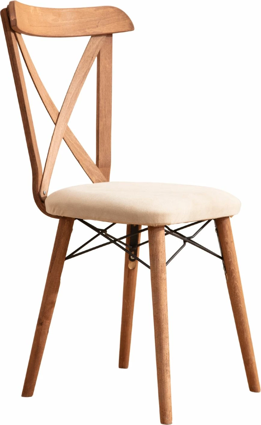 Tavolinë me karrige, zgjatshme, 5 copë, ngjyrë kafe, Skye Decor, Cenova