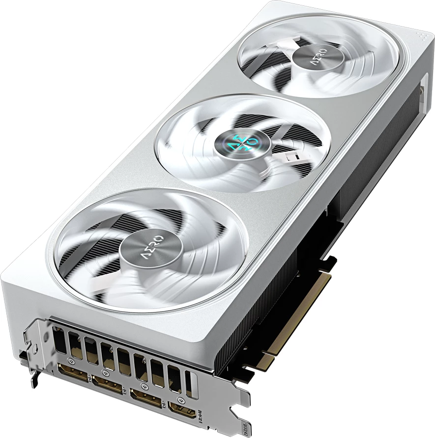 Kartelë grafike GIGABYTE GeForce RTX 5070 AERO OC 12G 12GB GDDR7, PCIe 5.0, 192-bit, 3x DP, 1x HDMI, 16-pin, e bardhë