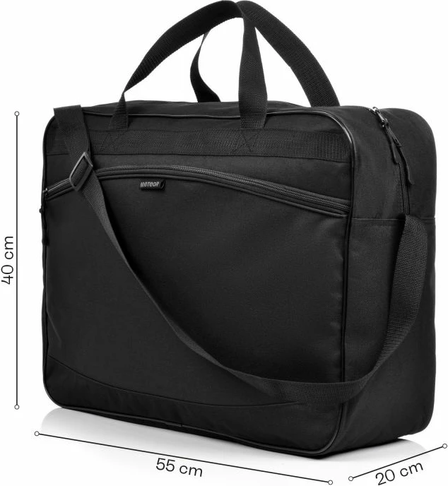 Çantë udhëtimi Meteor, unisex, e zezë [Madhësia: Standarde]