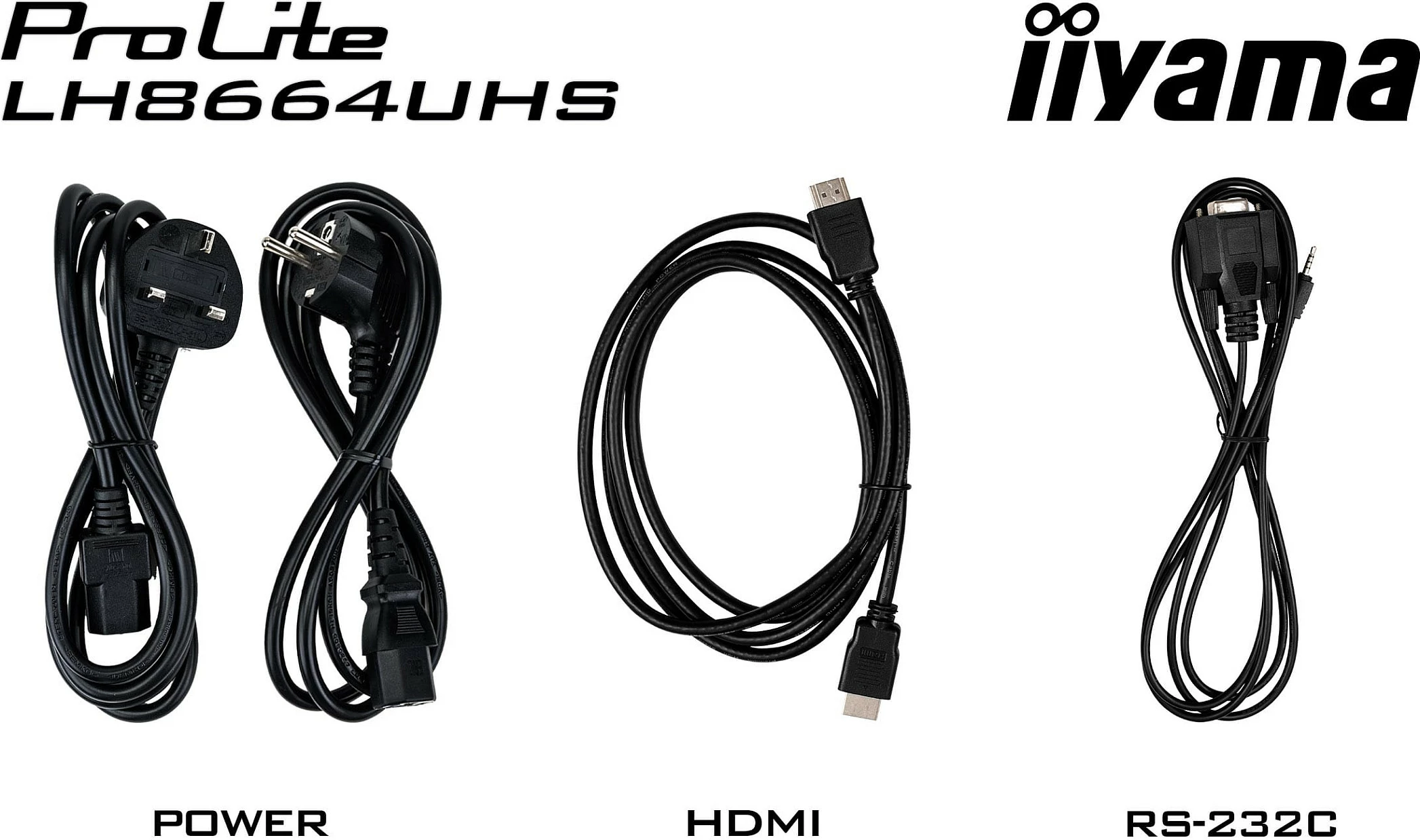 Display profesional iiyama ProLite LH8664UHS-B3AG, 86", 4K UHD, 24/7, USB-C/HDMI, i zi