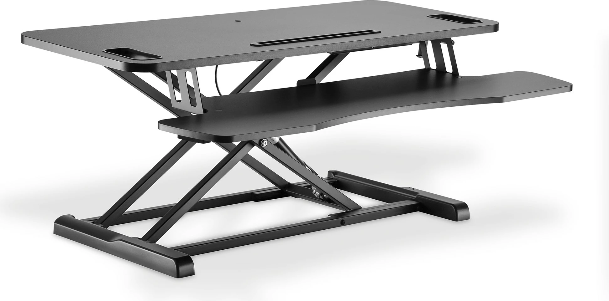 Riser ergonomik tavoline Digitus, Workspace Riser, rregullim lartësie manual, 95x62cm, i zi