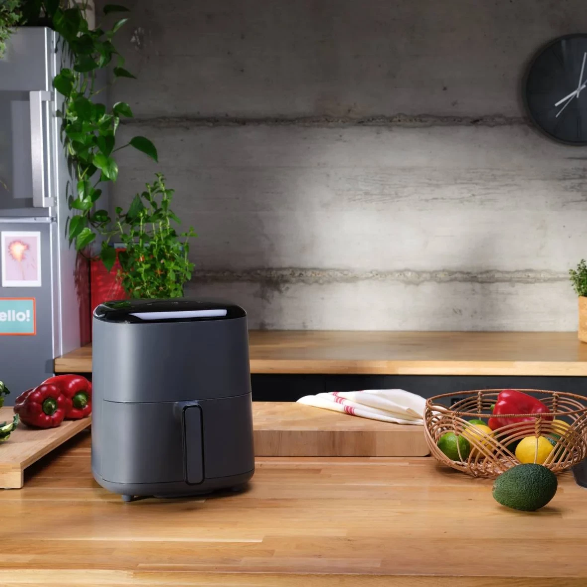 Fritëz me ajër, Tefal, Easy Fry Max EY245B10, 5 L, 1500W, 10 programe, Java Pepper