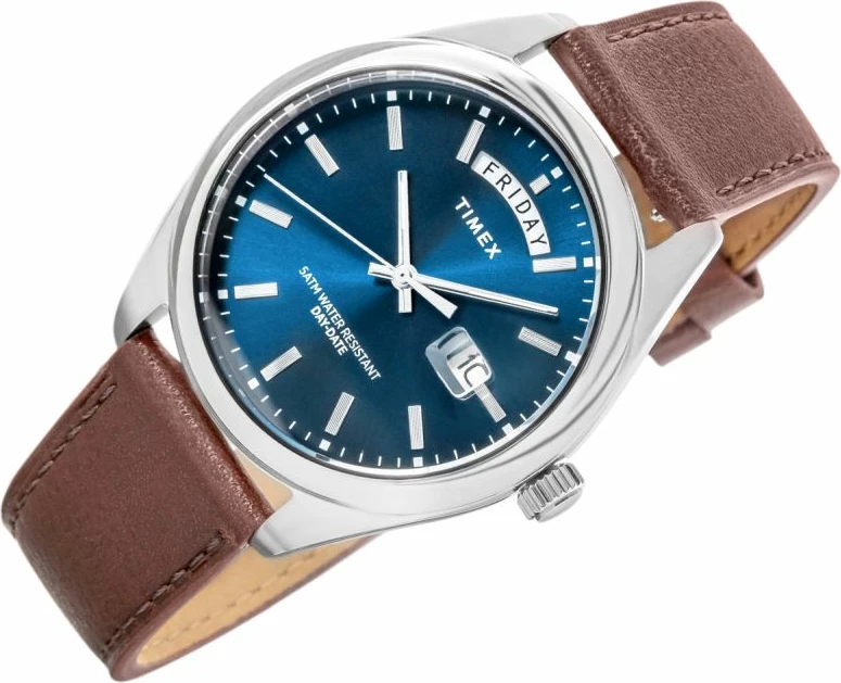 Orë dore për meshkuj Timex, kafe