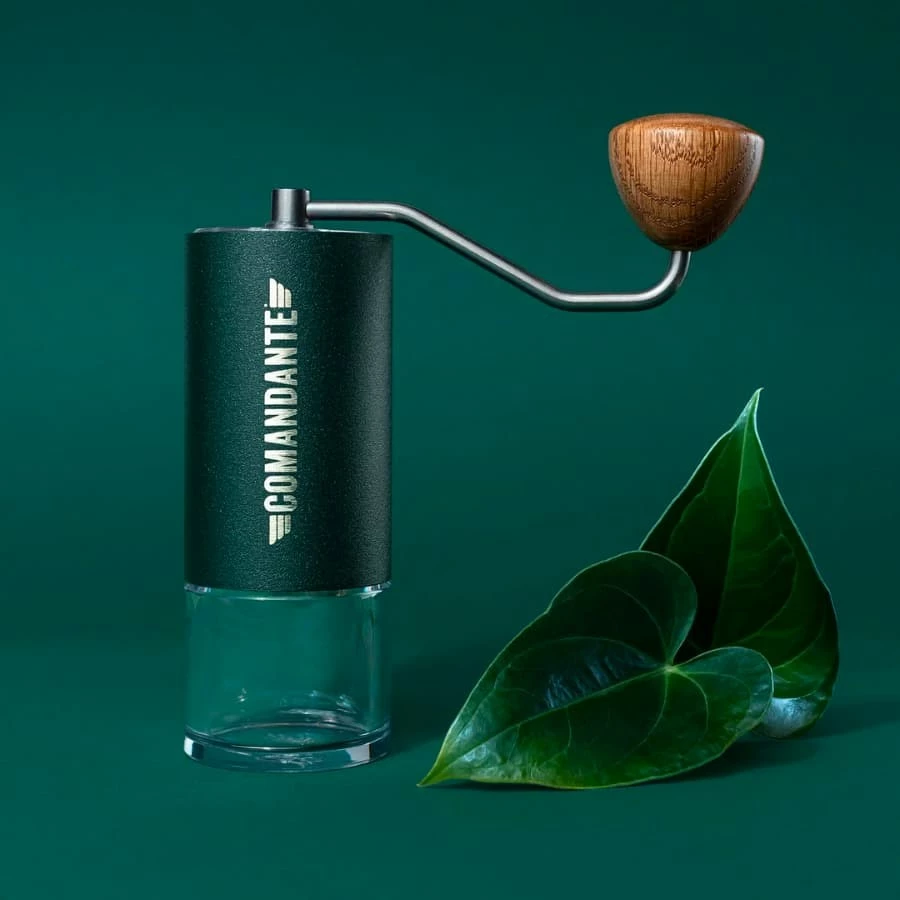 Mulli dore për kafe Comandante C40 MK4 Nitro-Blade Racing Green