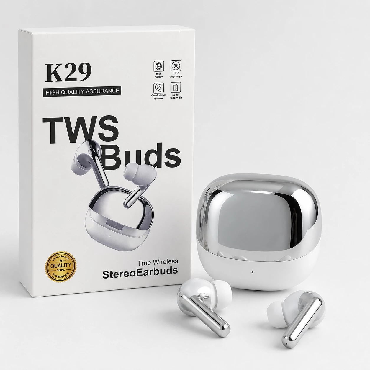 Kufje Wireless K29 TWS Buds me Kuti Karikimi