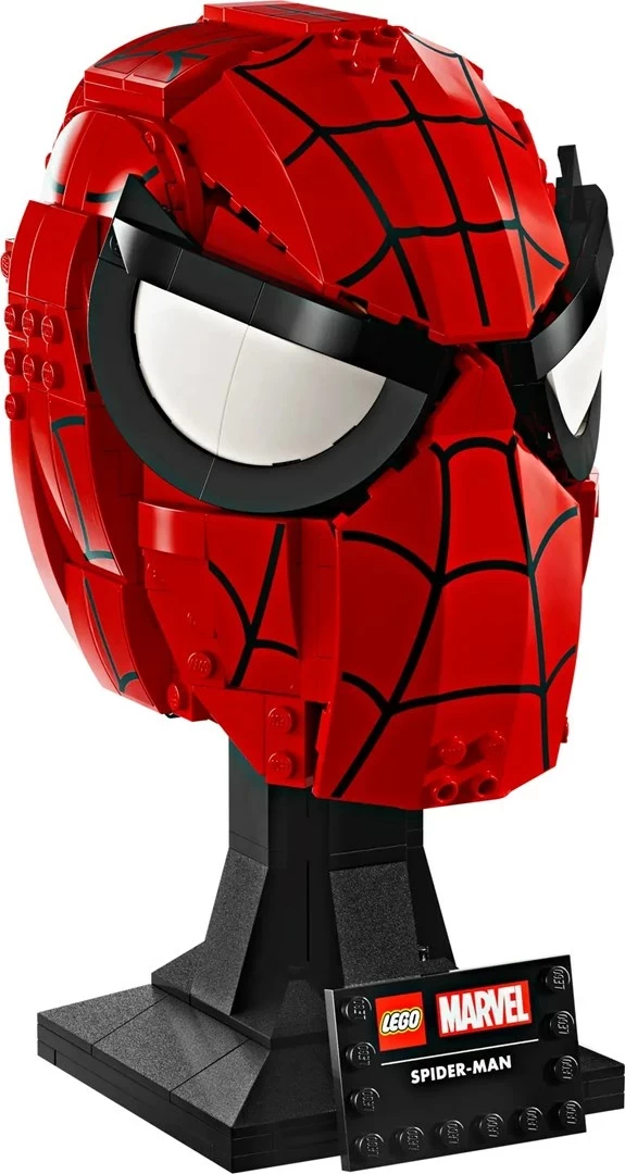 Set LEGO Marvel 76285 maska Spider-Man, 487 pjesë, për të rritur, e kuqe