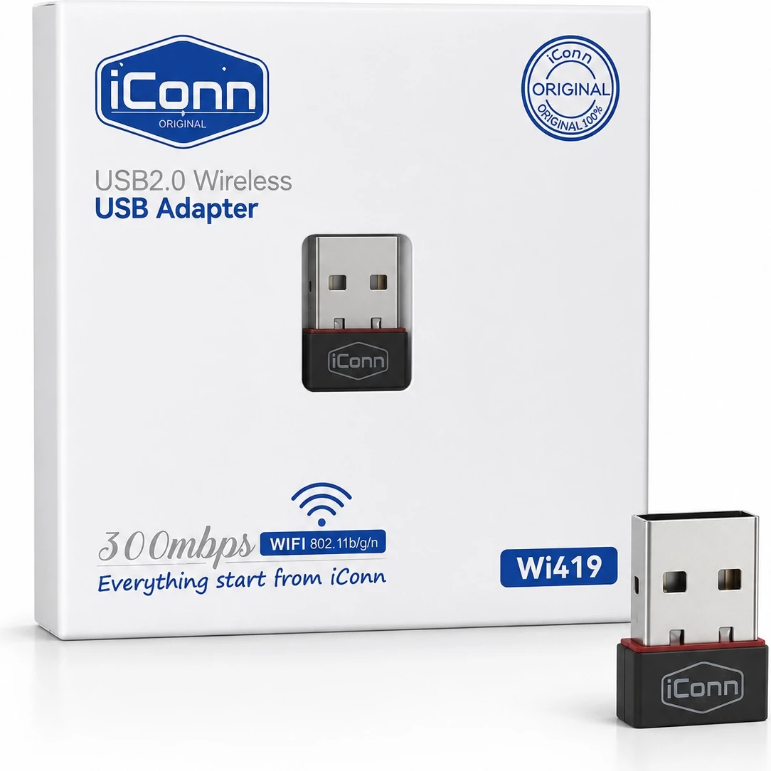 Antenë USB WiFi Marrëse (Nano Adapter) iConn Wi419 300Mbps