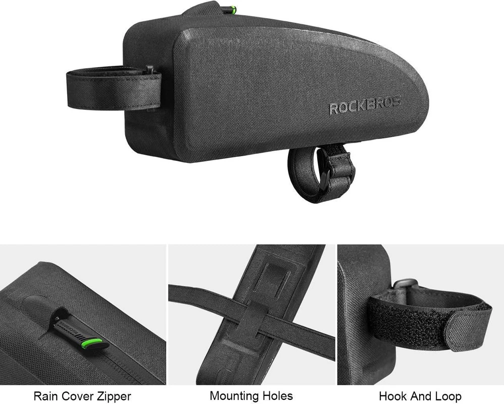Çantë kornize biçiklete Rockbros AS-019-1, 1.6L, e zezë