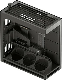 Kasë HAVN HS 420 VGPU, Midi-Tower, E-ATX, tempered glass, PCIe 5.0 riser, e zezë