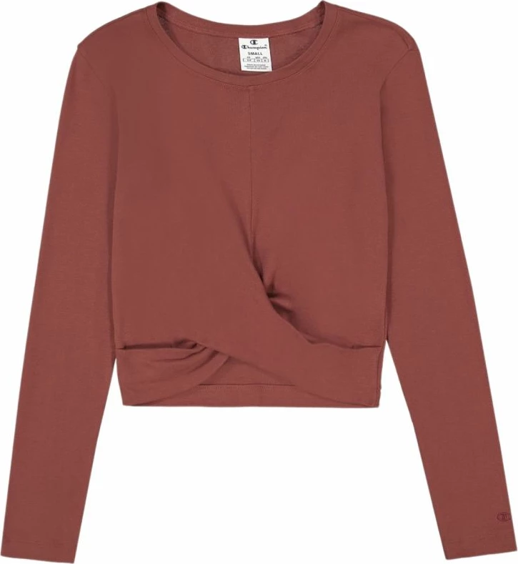 Maicë croptop Champion femra, kafe