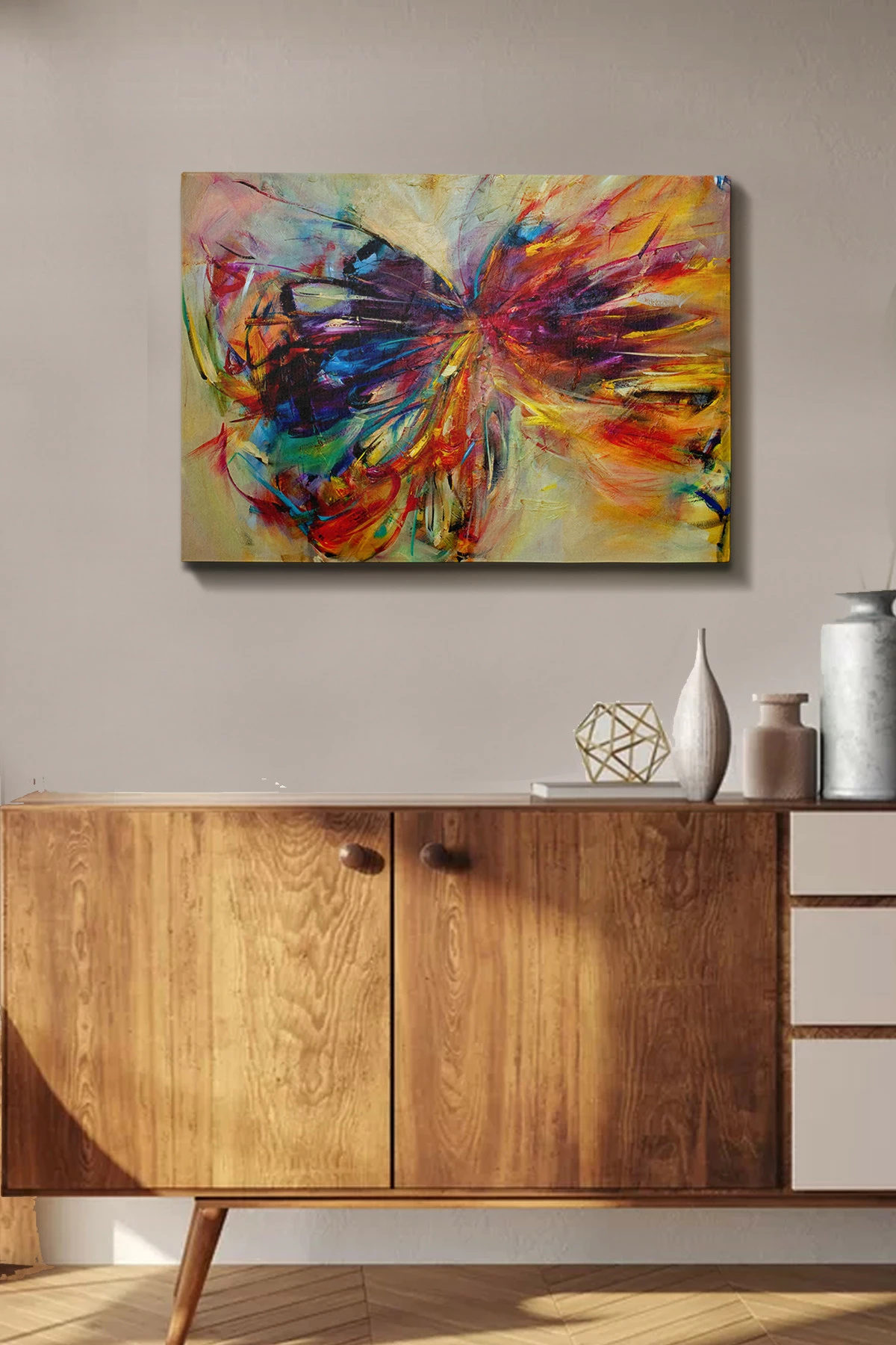 Pikturë dekorative në kanavacë, shumëngjyrëshe, 50x70cm
