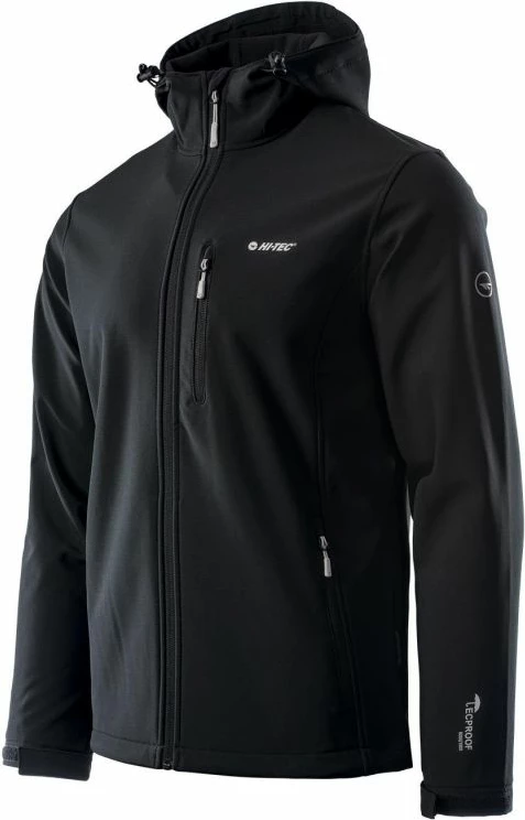 Jakne për meshkuj Hi-Tec Caen, e zezë