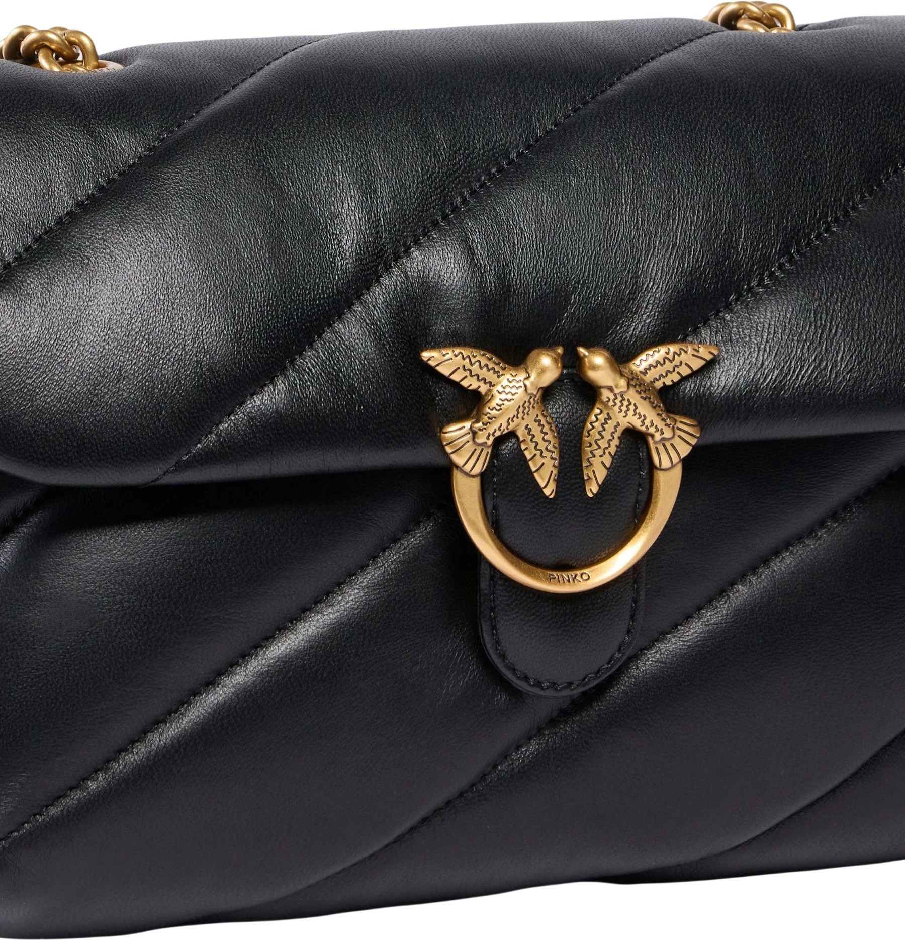 Çantë krahu Pinko Love Puff Classic Small B. She 107616 A0F2, për femra, e zezë