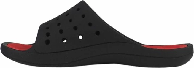 Flip-flop për meshkuj Rider, të zeza e të kuqe