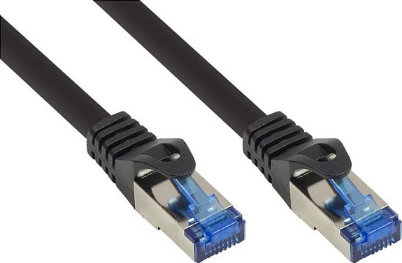 Kabllo rrjeti GoodConnections Cat.6A SmartFLEX HF, 15m, e zezë