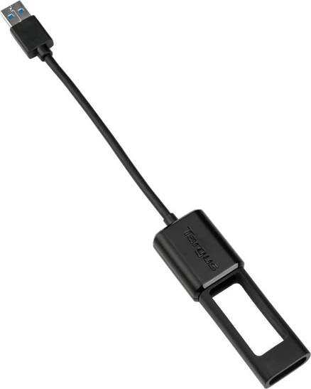 Kabllo adapter Targus USB-A në USB-C, 10cm, e zezë