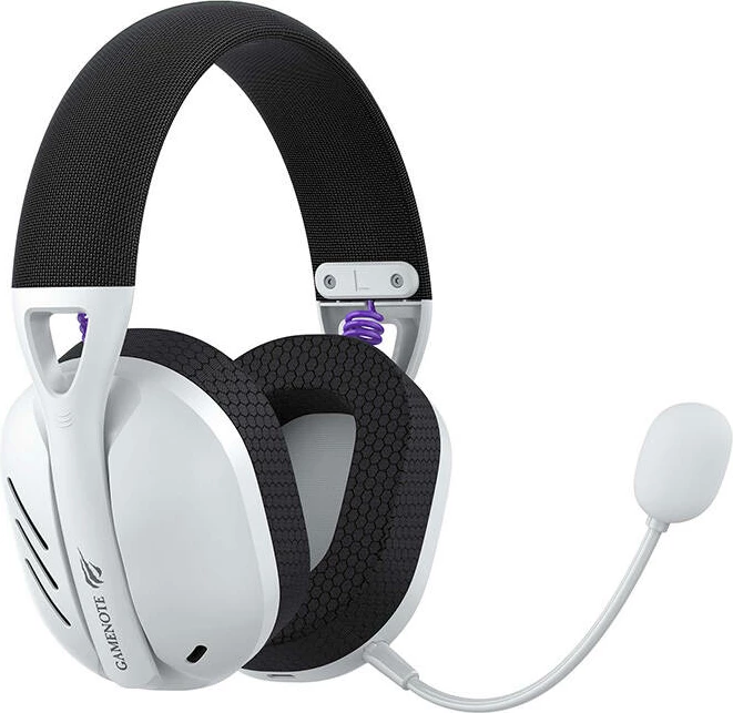 Kufje gaming Havit Fuxi H3, wireless 2.4G, Bluetooth, mikrofon i shkëputshëm, e bardhë