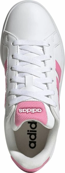 Atlete fëmijë adidas Grand Court 3.0 HP3528, të bardha dhe rozë