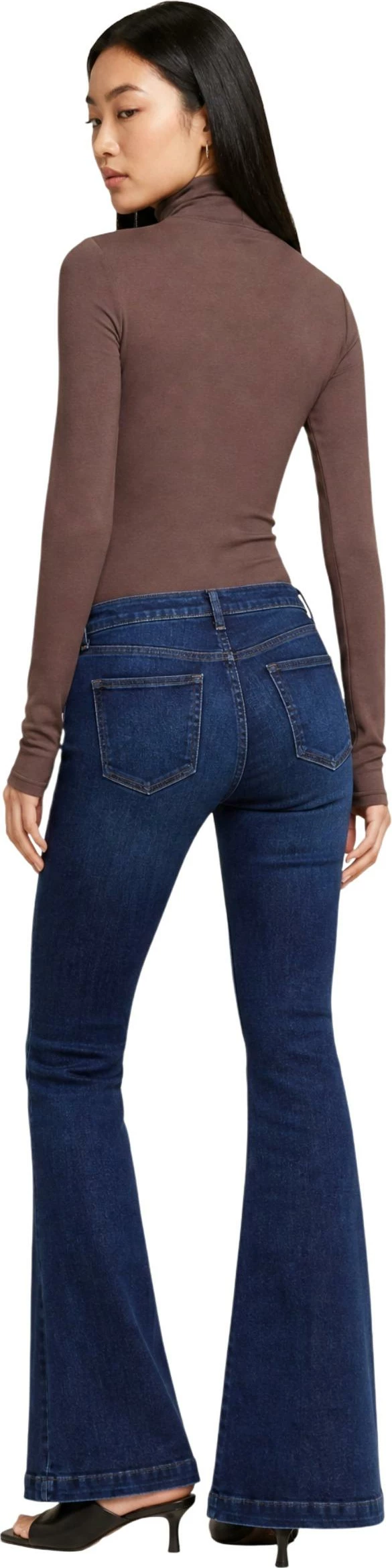 Maicë me mëngë të gjata për femra Guess Greta V6BP11 K6907, kafe [Madhësia: XS]