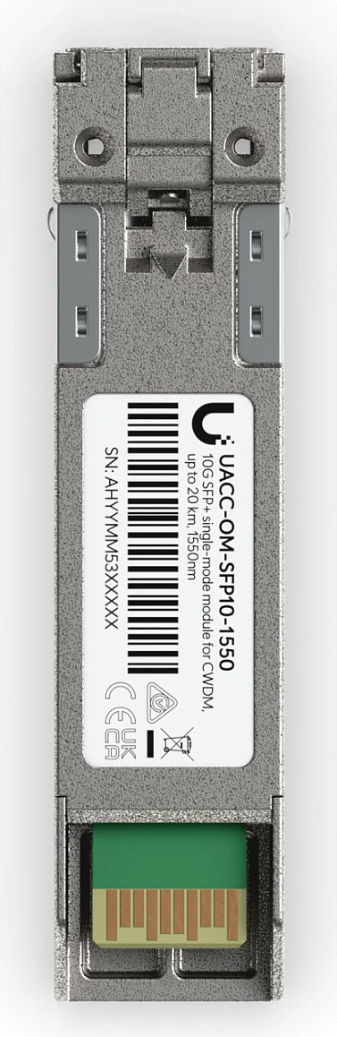 Modul optik SFP+ Ubiquiti UACC-OM-SFP10-1550, 10/1GbE, CWDM 1550nm, Single-Mode