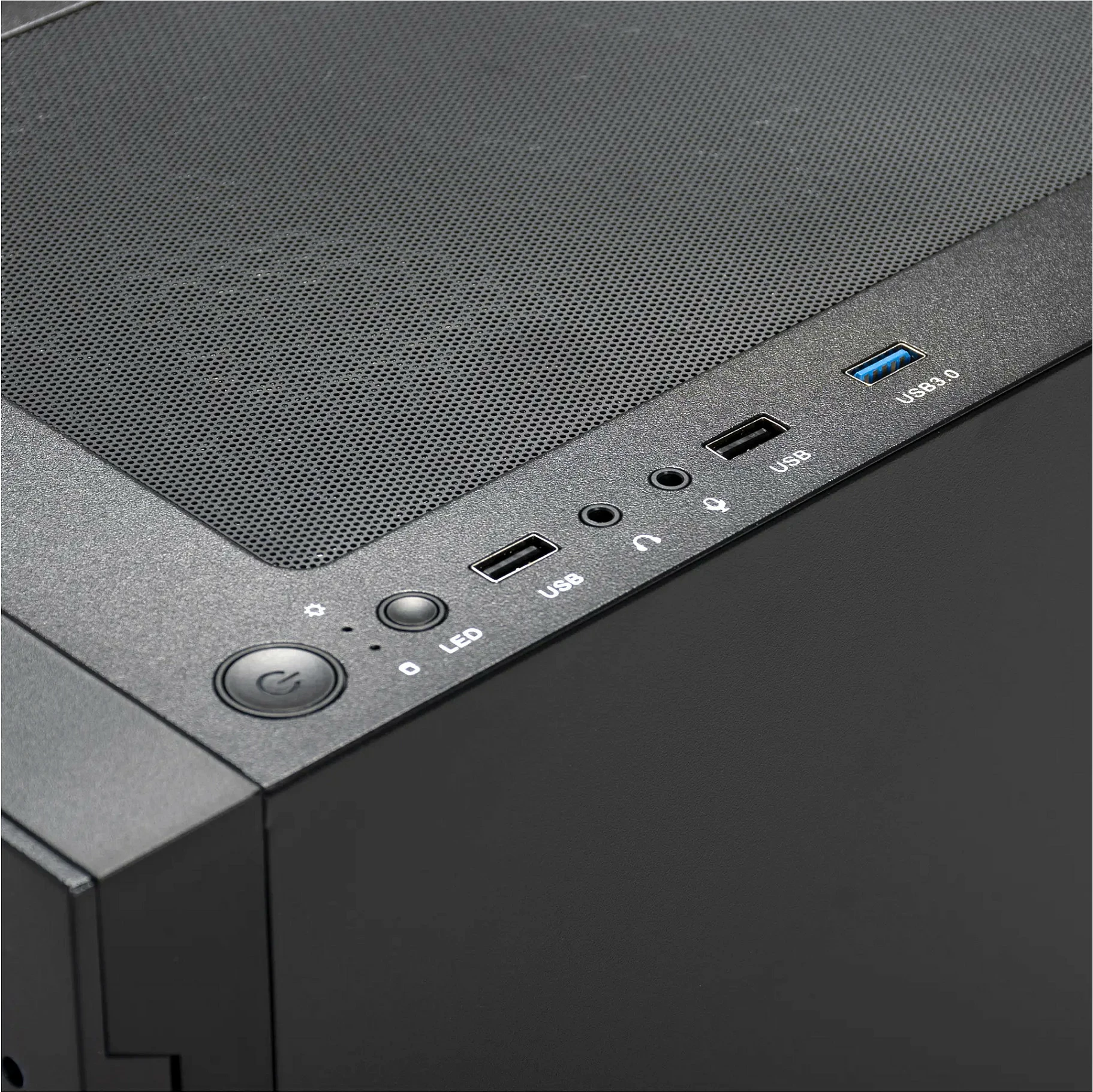 Kasë Gamdias Talos E3 MESH Gaming, Midi Tower, ATX/micro ATX/Mini-ITX, USB 3.2, e zezë