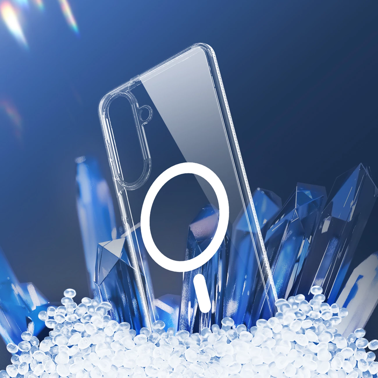 Mbështjellës Dux Ducis Clin Mag për Samsung Galaxy S26, kompatibil me MagSafe, TPU/PC, transparent, në kuti