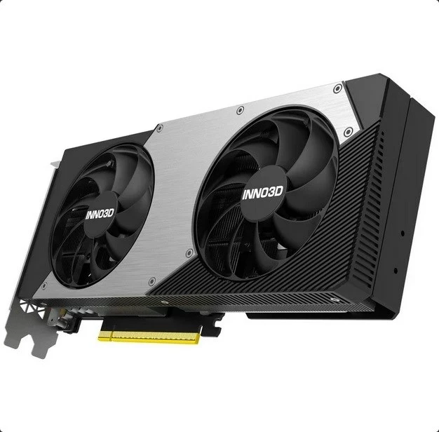 Kartë grafike INNO3D GeForce RTX 5060 Ti TWIN X2, 16GB, Gri