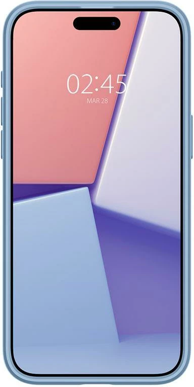 Mbështjellës Spigen Ultra Hybrid për iPhone 15 Pro Max, Kaltër e lehtë