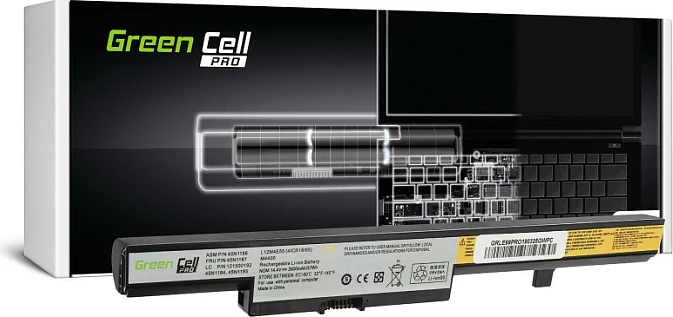 Bateri laptopi Green Cell PRO L13S4A01, 14.4V 2600mAh, për Lenovo B50/B50-30/B50-45