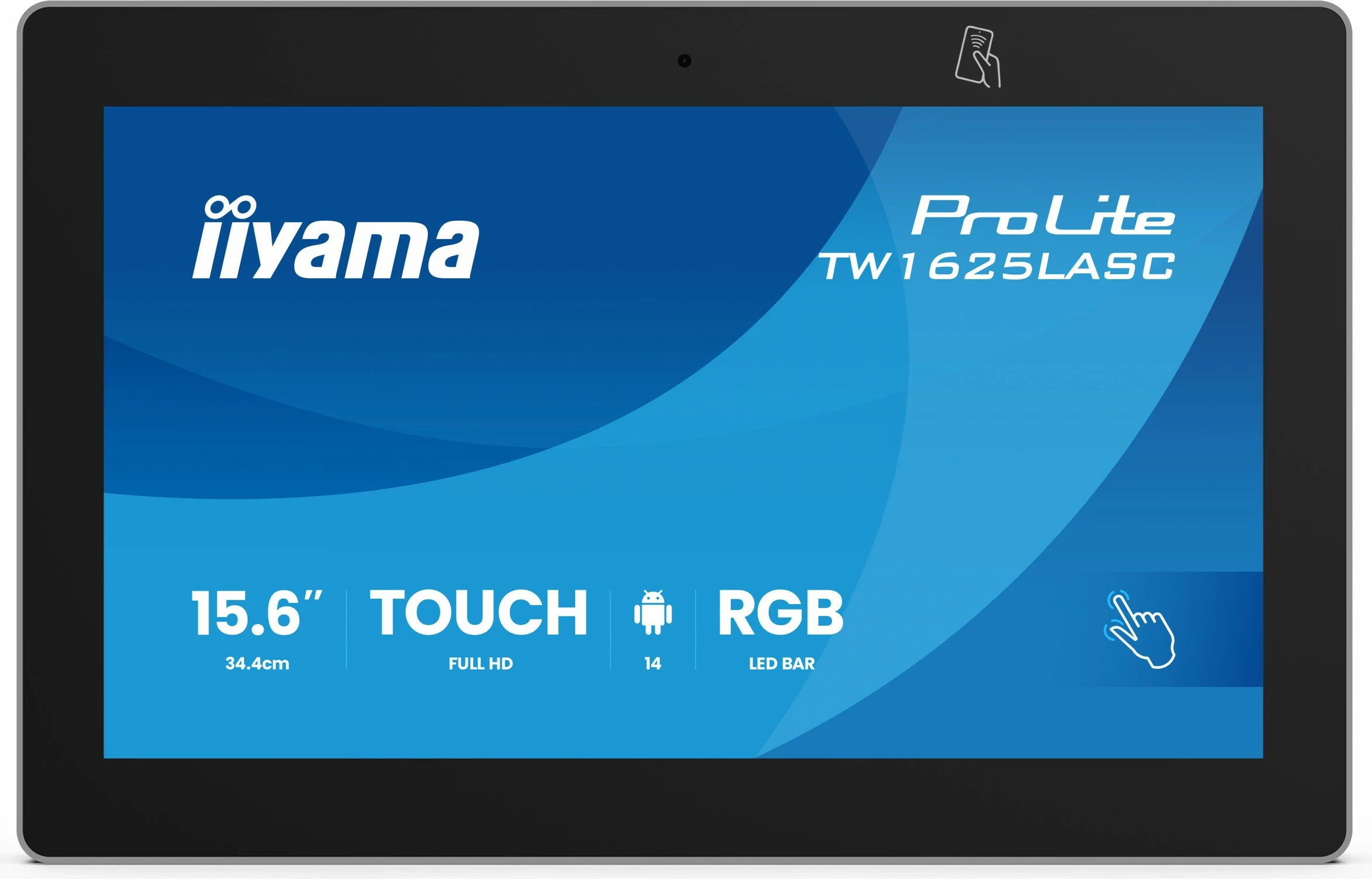 Monitor iiyama ProLite TW1625LASC-B3PNR 15.6 inç Touch IPS RGB