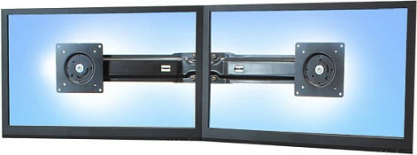 Mbajtës muri për dy monitorë Ergotron 97-783, 17-26 inç, 16.4 kg, e zezë