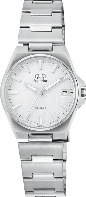 Orë dore Q&Q S22A-001VY, e argjendtë/bardhë