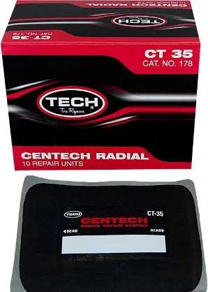 Flaster riparimi për gomë radiale Trayal TECH CT-35 125x150 mm, paketim 10 copë