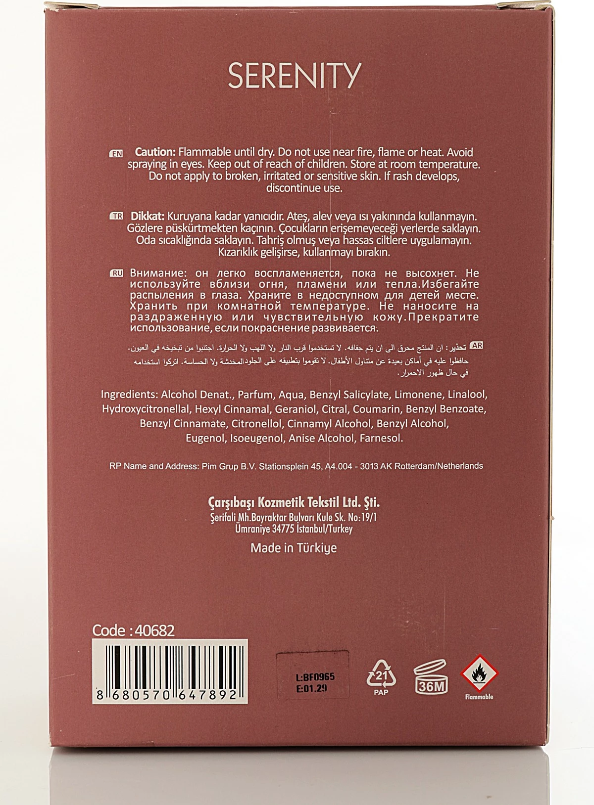 Parfum për gra Alberto Taccini, 40682, 95ml