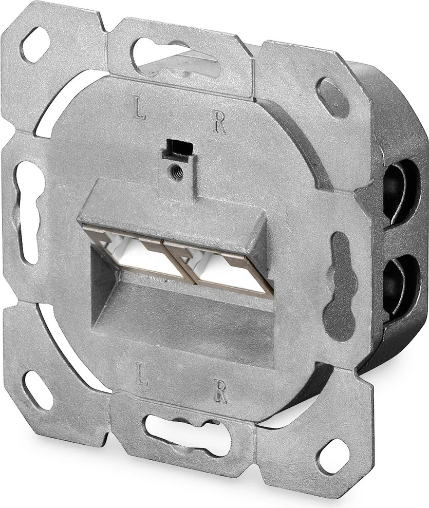 Prizë rrjeti DIGITUS DN-9006-N, CAT 6, 2xRJ-45, e bardhë