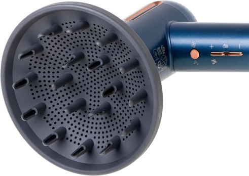 Tharëse flokësh, Adler, AD 2271 Superspeed, motor brushless 110,000 RPM, 1500W, 3 shpejtësi ajri, 6 temperatura, jonizim, ekran LED, me koncentrator magnetik, difuzor magnetik dhe çantë udhëtimi, blu