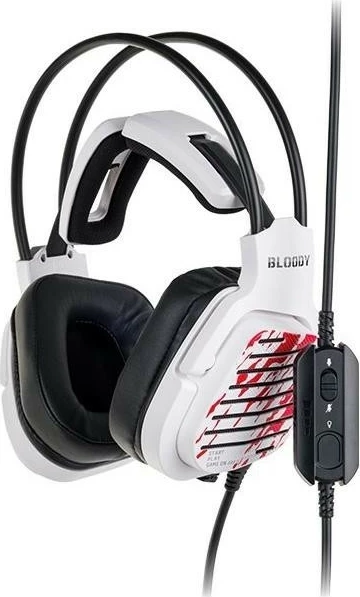 Kufje gaming A4Tech Bloody G565 Energy, virtual 7.1, USB, të bardha